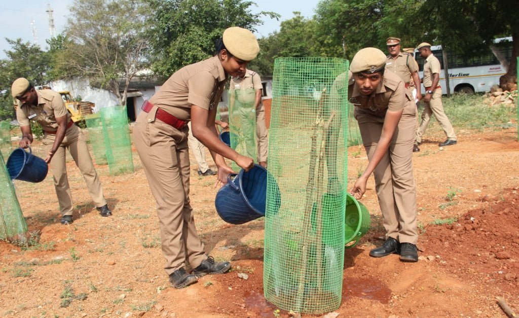 Tree Planting by Police Officers: An Inspiring Environmental Initiative by the Deputy Inspector General of Police!