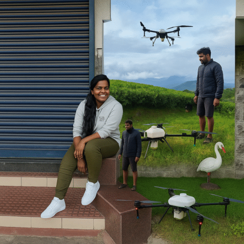 Brother-Sister Duo Develop Agri-Drones, Help Hundreds of Farmers Reap 40% More Yield!