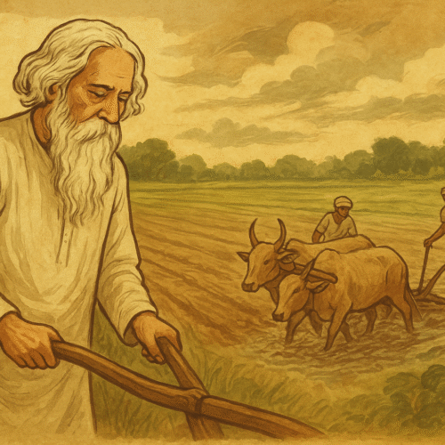 Rabindranath understood that agriculture is the true foundation!