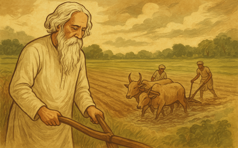 Rabindranath understood that agriculture is the true foundation!